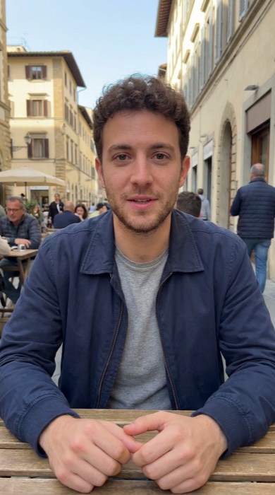Marco, a digital creator, delivering a scripted product video